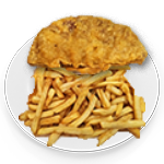 Half Battered Fried Pizza 