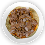 Portion Of Donner Meat Kebab 