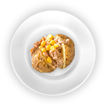 Baked Potato With Tuna Sweetcorn 